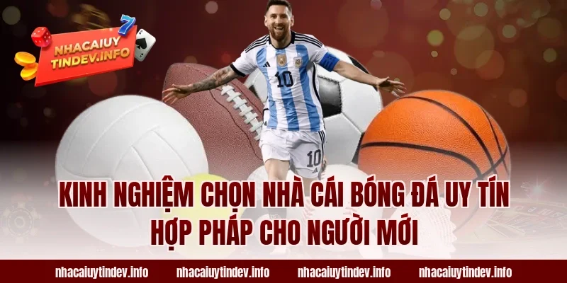 Kinh nghiệm chọn nhà cái bóng đá uy tín hợp pháp cho người mới